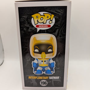 FUNKO POP! Interplanetary Batman #196 DC SuperHeroes Vinyl Figure Box Exclusive FRENLY BRICKS - Open 7 Days