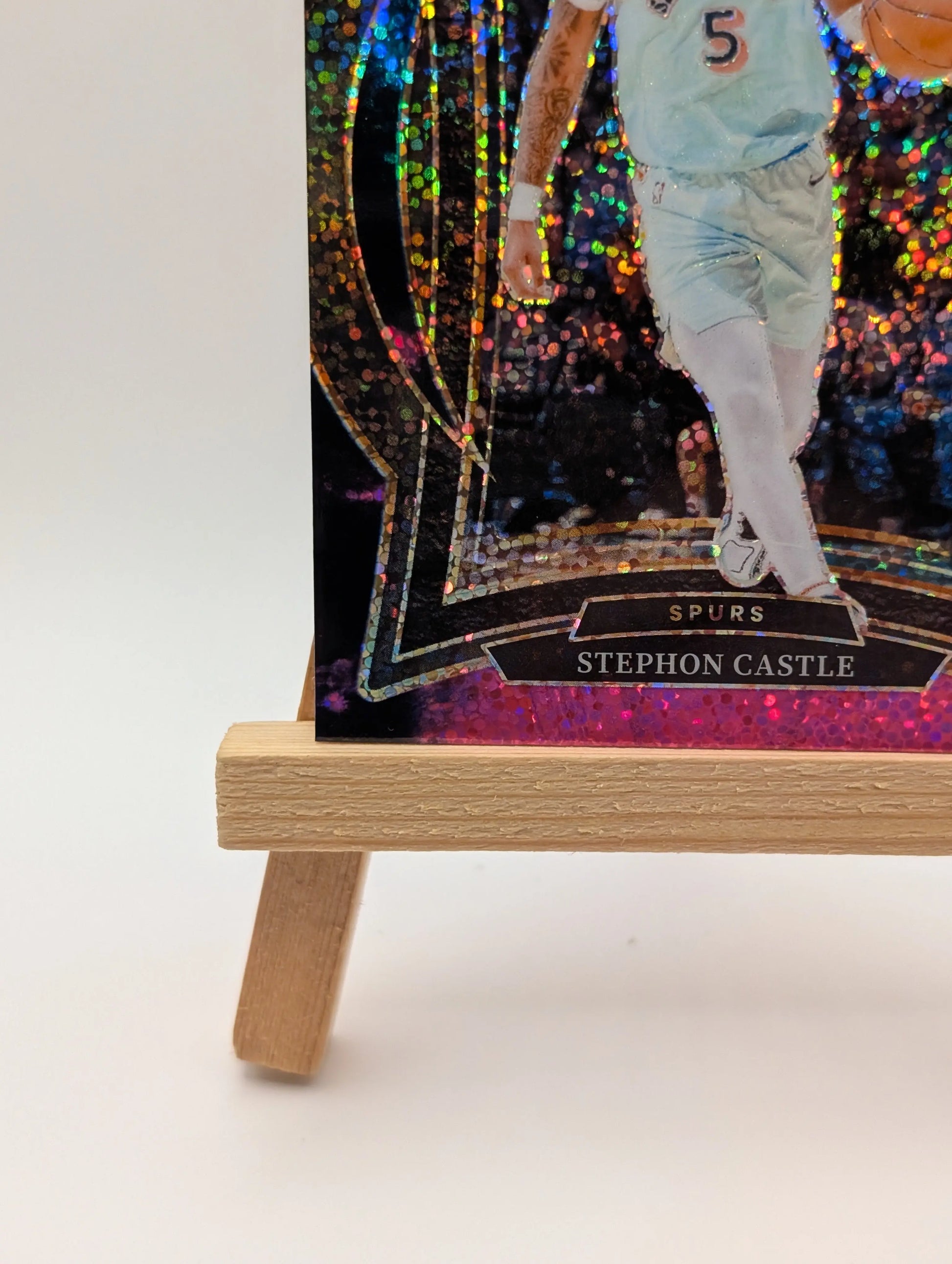 2024-25 Panini Select Concourse Stephon Castle #72 Cosmic Prizm (RC) Spurs FRENLY BRICKS - Open 7 Days