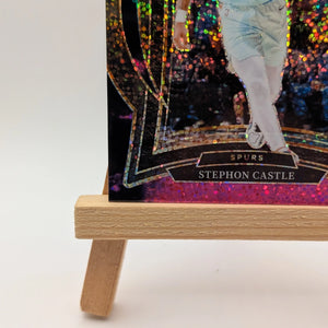 2024-25 Panini Select Concourse Stephon Castle #72 Cosmic Prizm (RC) Spurs FRENLY BRICKS - Open 7 Days