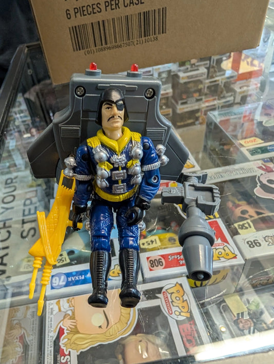 Vintage 1991 GI Joe ARAH Major Bludd Sonic Fighters Action Figure FRENLY BRICKS - Open 7 Days