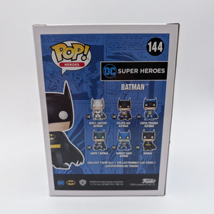 Batman (Orange Chrome) 144 ~ DC Super Heroes ~ Funko Pop Vinyl ~ 2018 Fall Con FRENLY BRICKS - Open 7 Days