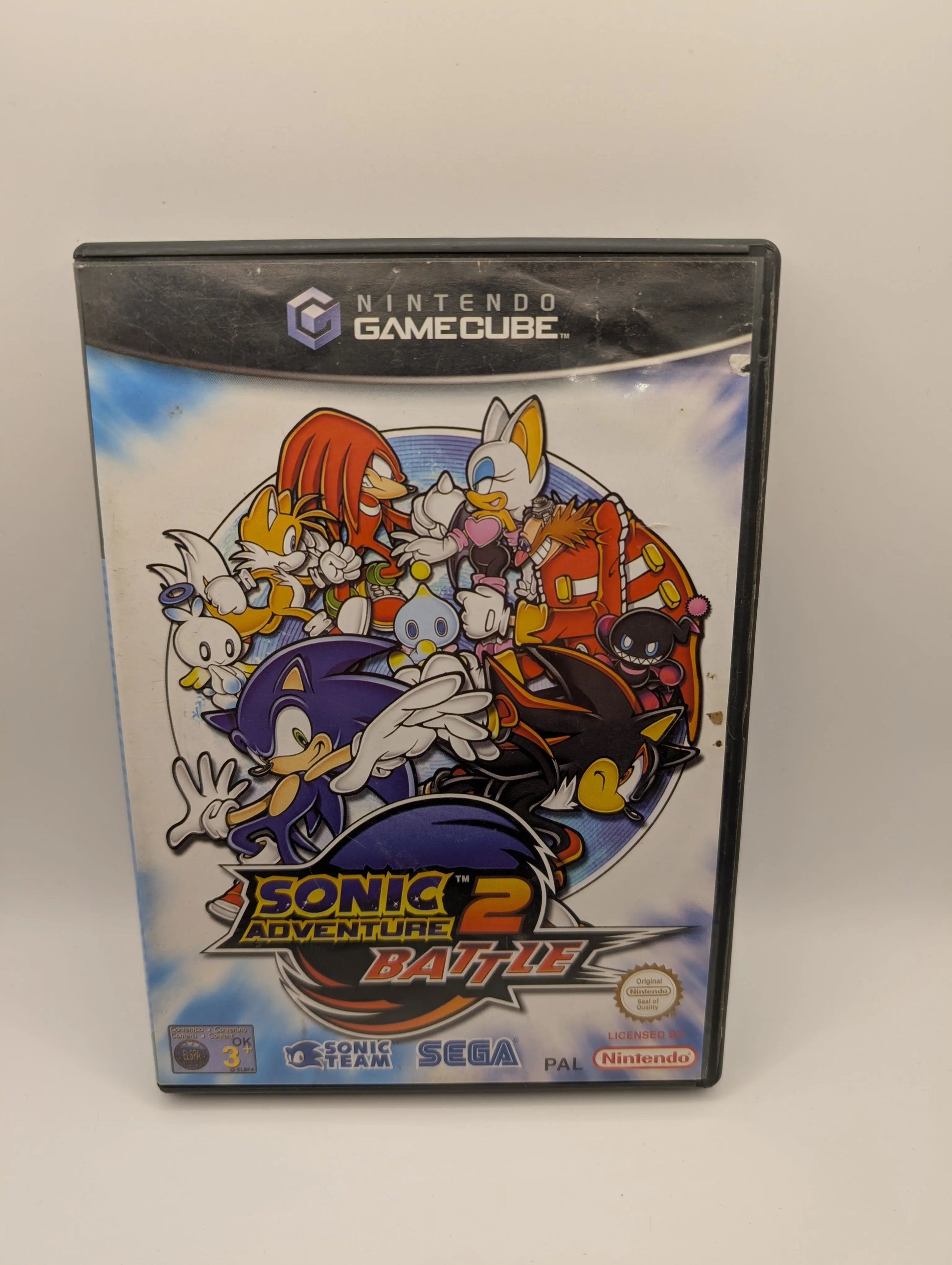 Sonic Adventure 2: Battle (GameCube Game PAL)  VGC - Disc, Manual, Case Vintage FRENLY BRICKS - Open 7 Days