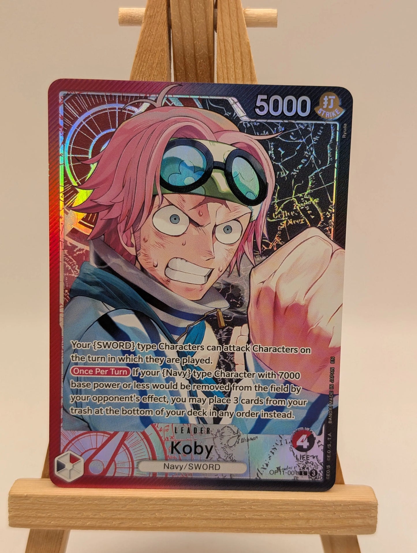 A Fist of Divine Speed #OP11-001 Koby (001) (Alternate Art) FRENLY BRICKS - Open 7 Days