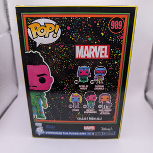 RARE Black Light Infinity Killmonger 989 Funko Pop Vinyl FRENLY BRICKS - Open 7 Days