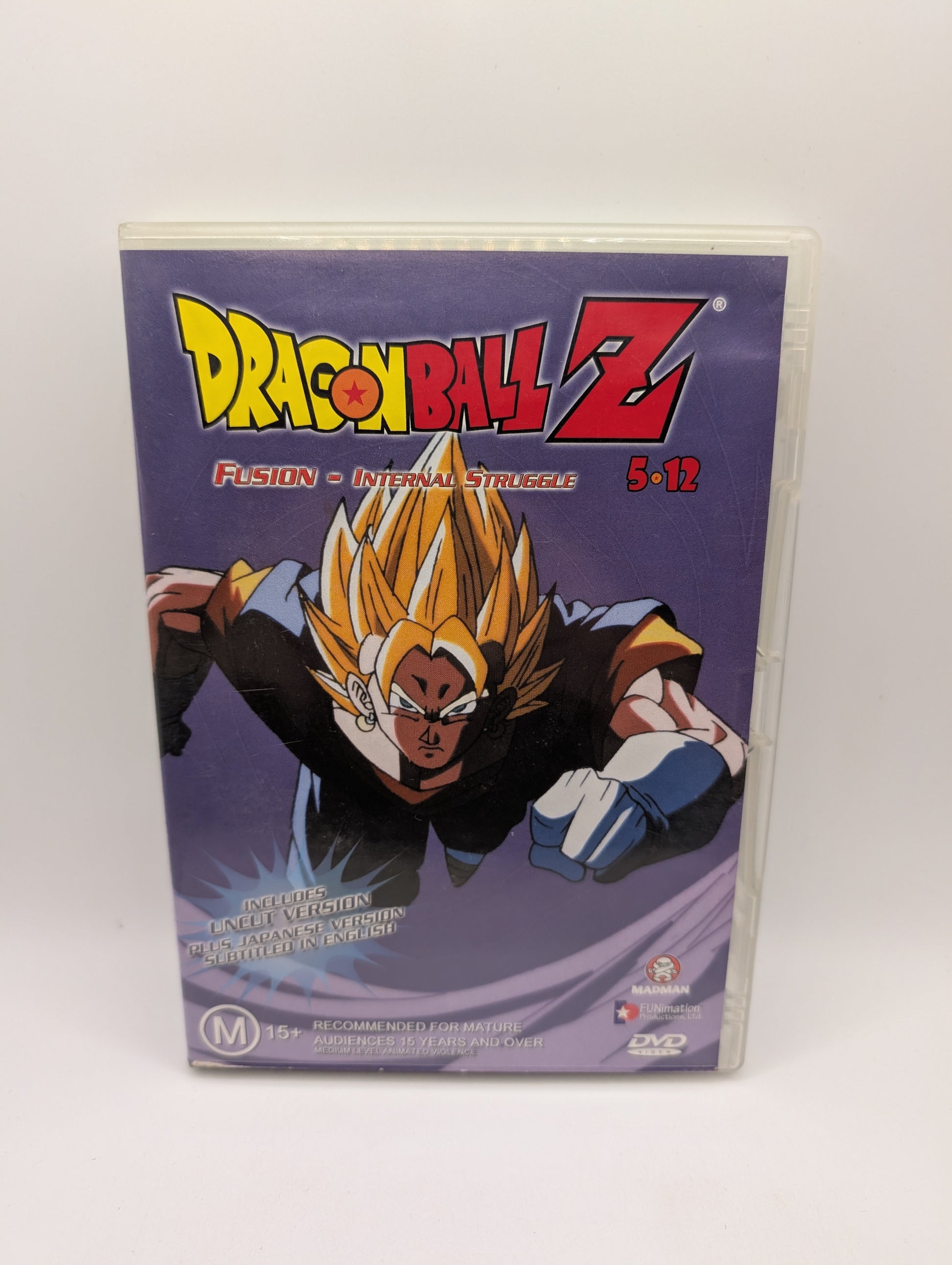 Dragon Ball Z Fusion 5.12 Internal Struggle [DVD] Anime Madman