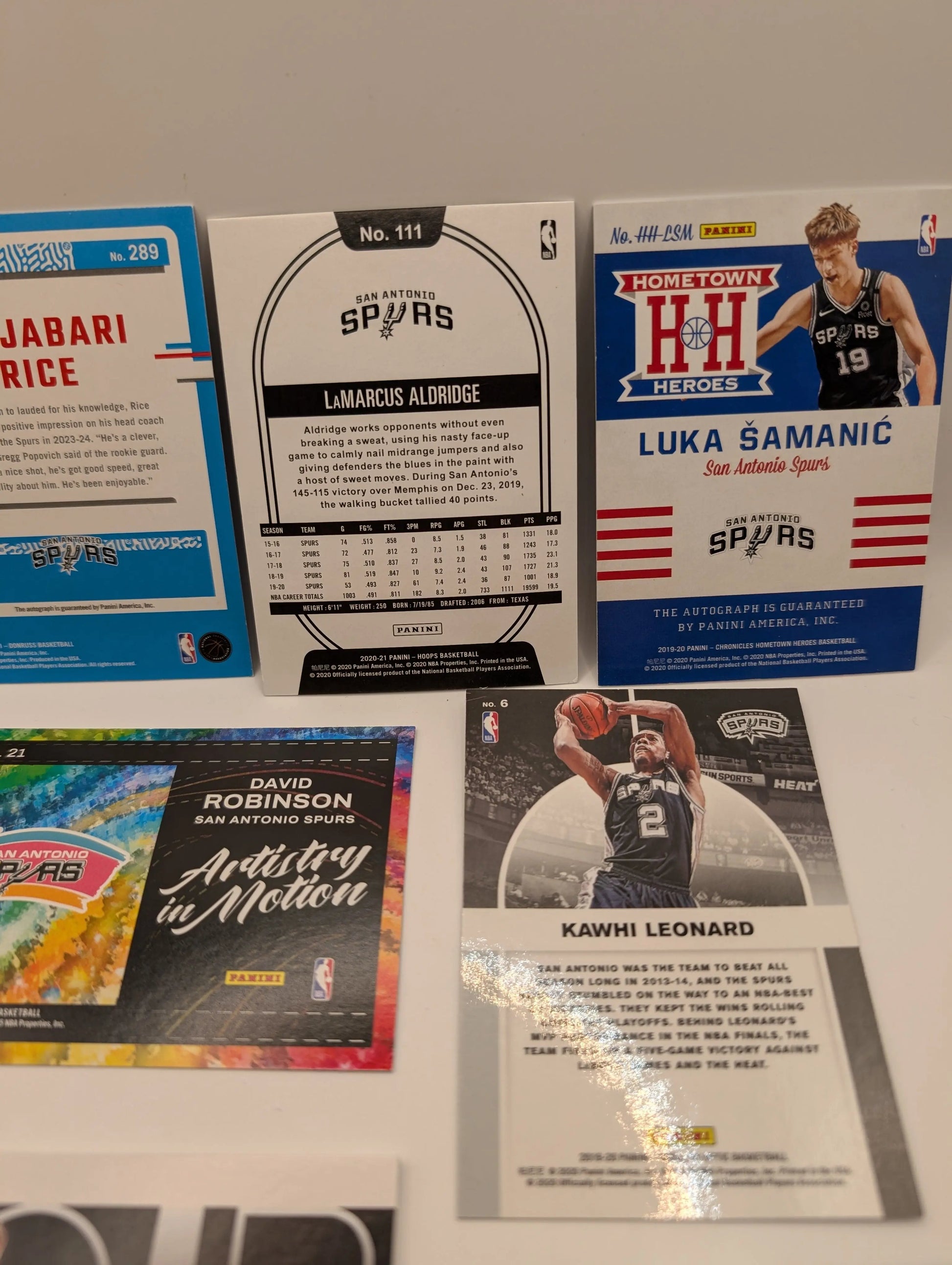 San Antonio Spurs NBA Basketball Card Lot, Rookies, Patch, Auto, George Gervin FRENLY BRICKS - Open 7 Days