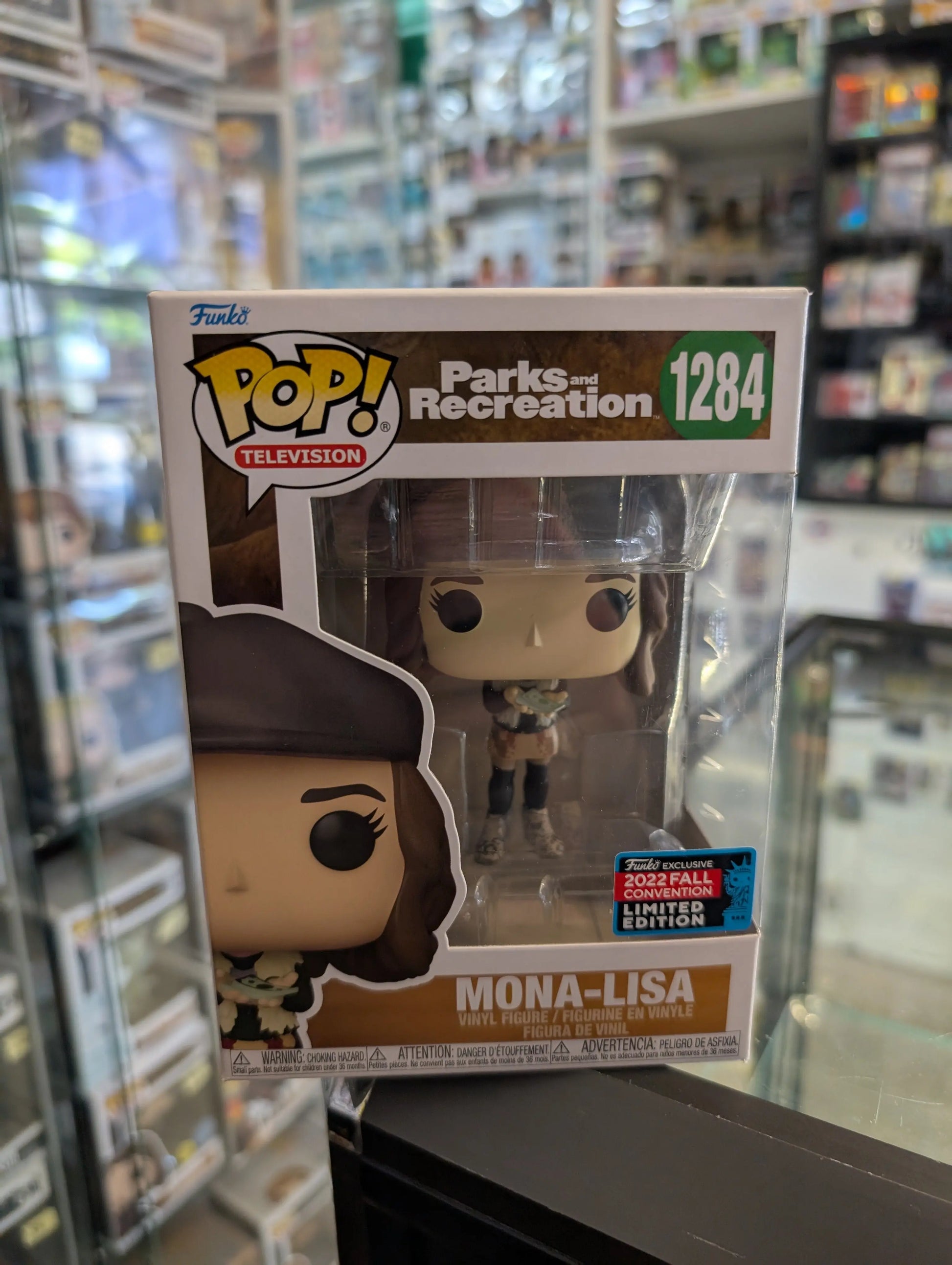 Parks & Recreation Mona-Lisa Funko POP! Vinyl 1284 FRENLY BRICKS - Open 7 Days