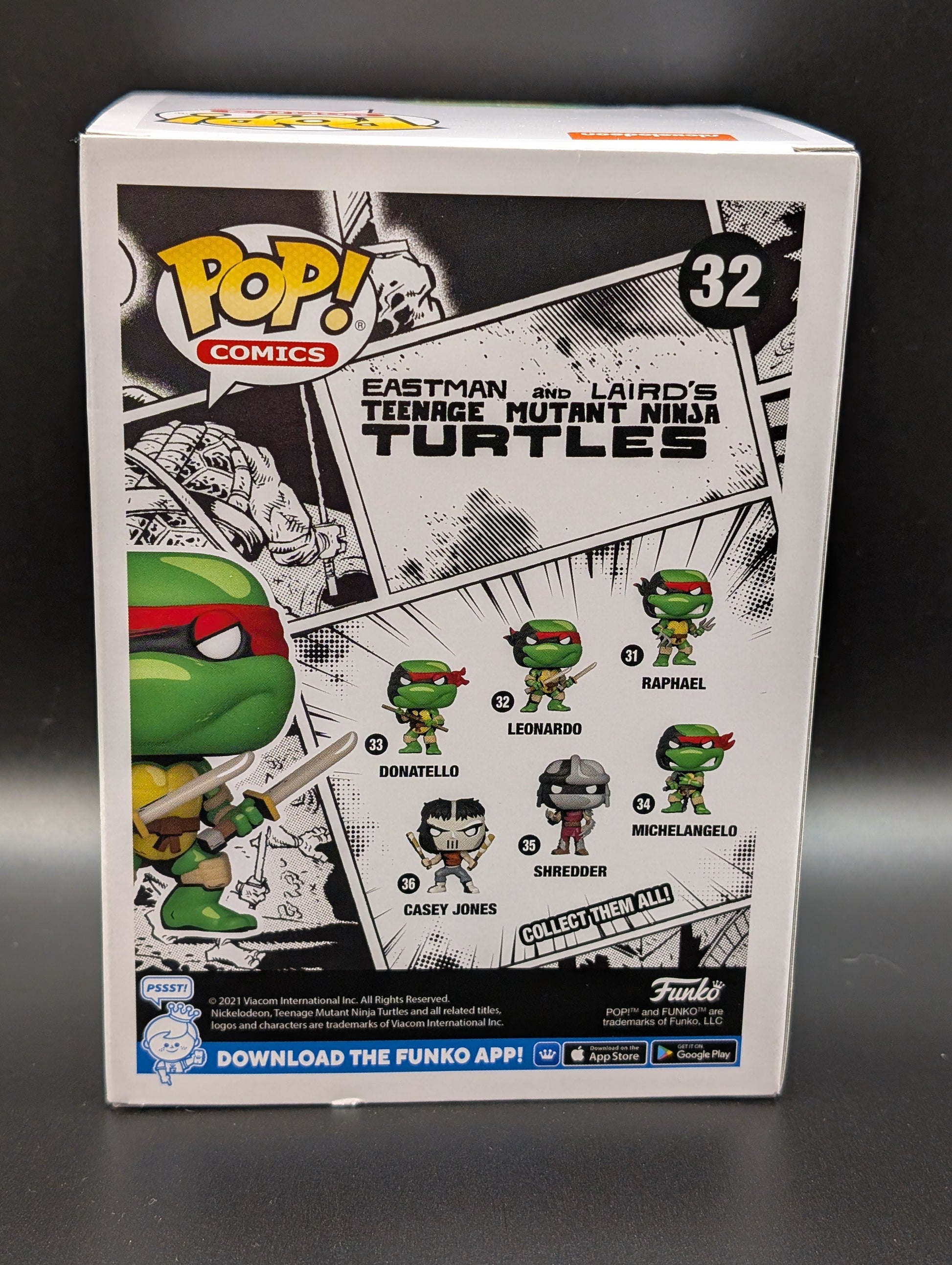 Funko POP! Tv Teenage Mutant Ninja Turtles #32 Leonardo B+W Chase Limited Edition FRENLY BRICKS - Open 7 Days