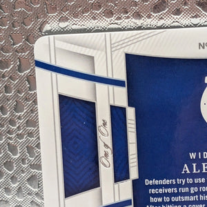 2022 Panini National Treasures NFL ALEC PIERCE 1/1 one of one Patch Auto FRENLY BRICKS - Open 7 Days