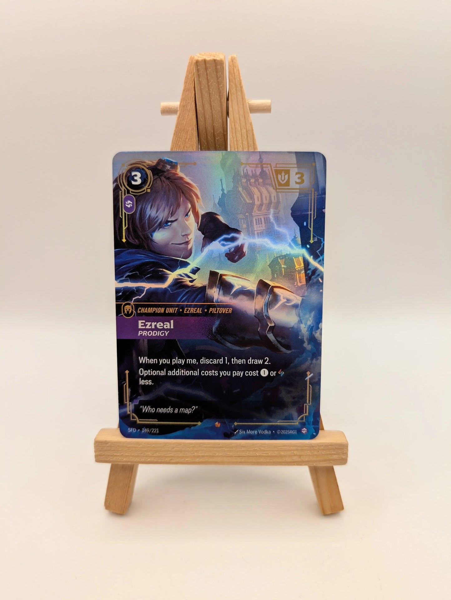 League of Legends - Ezreal 149/221 Riftbound Spiritforged | Ezreal Prodigy FRENLY BRICKS - Open 7 Days