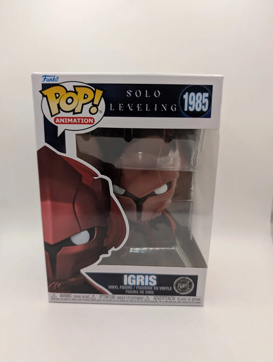 Funko Pop! Vinyl: Solo Leveling - Igris #1985 CHASE FRENLY BRICKS - Open 7 Days