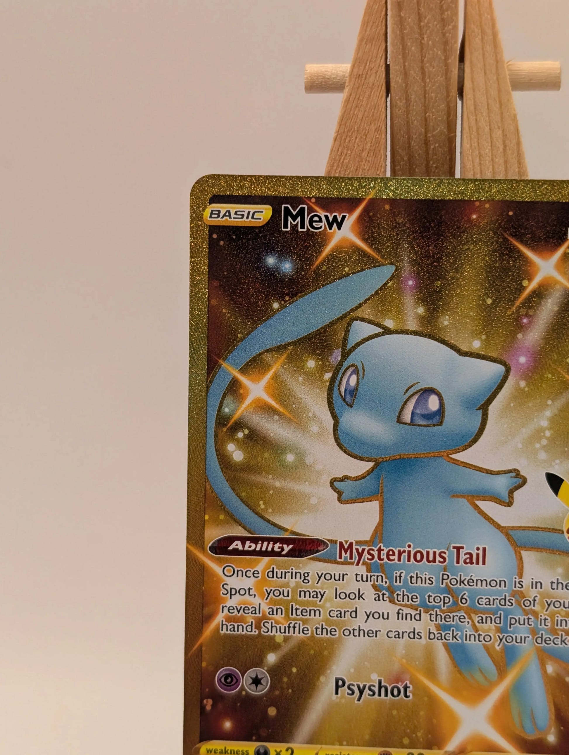 Mew 025/025 - Celebrations Rare Pokemon TCG Holo FRENLY BRICKS - Open 7 Days image 2