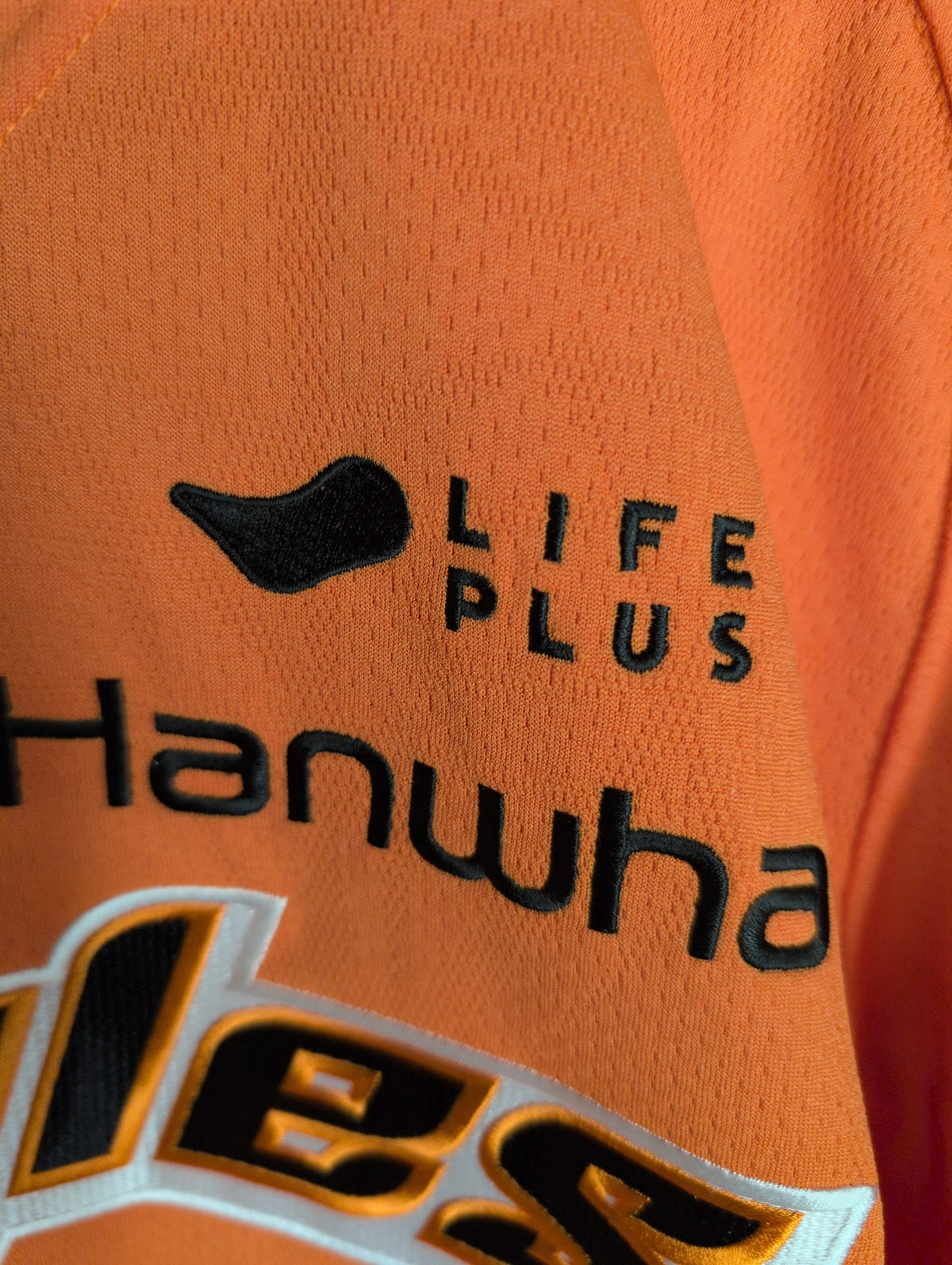 KBO Spyder Hanwha Eagles 2024 Authentic Orange Home XXL Jersey, photo 15 image 15