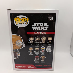 Star Wars Episode VII: The Force Awakens - Maz Kanata Pop! Vinyl Figure 108 FRENLY BRICKS - Open 7 Days