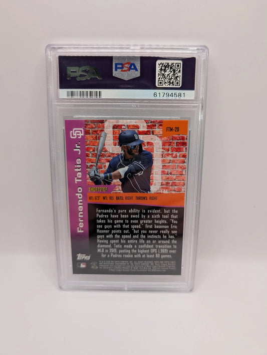 FERNANDO TATIS JR 2020 Topps Finest The Man #20 PSA MINT 10 FRENLY BRICKS - Open 7 Days