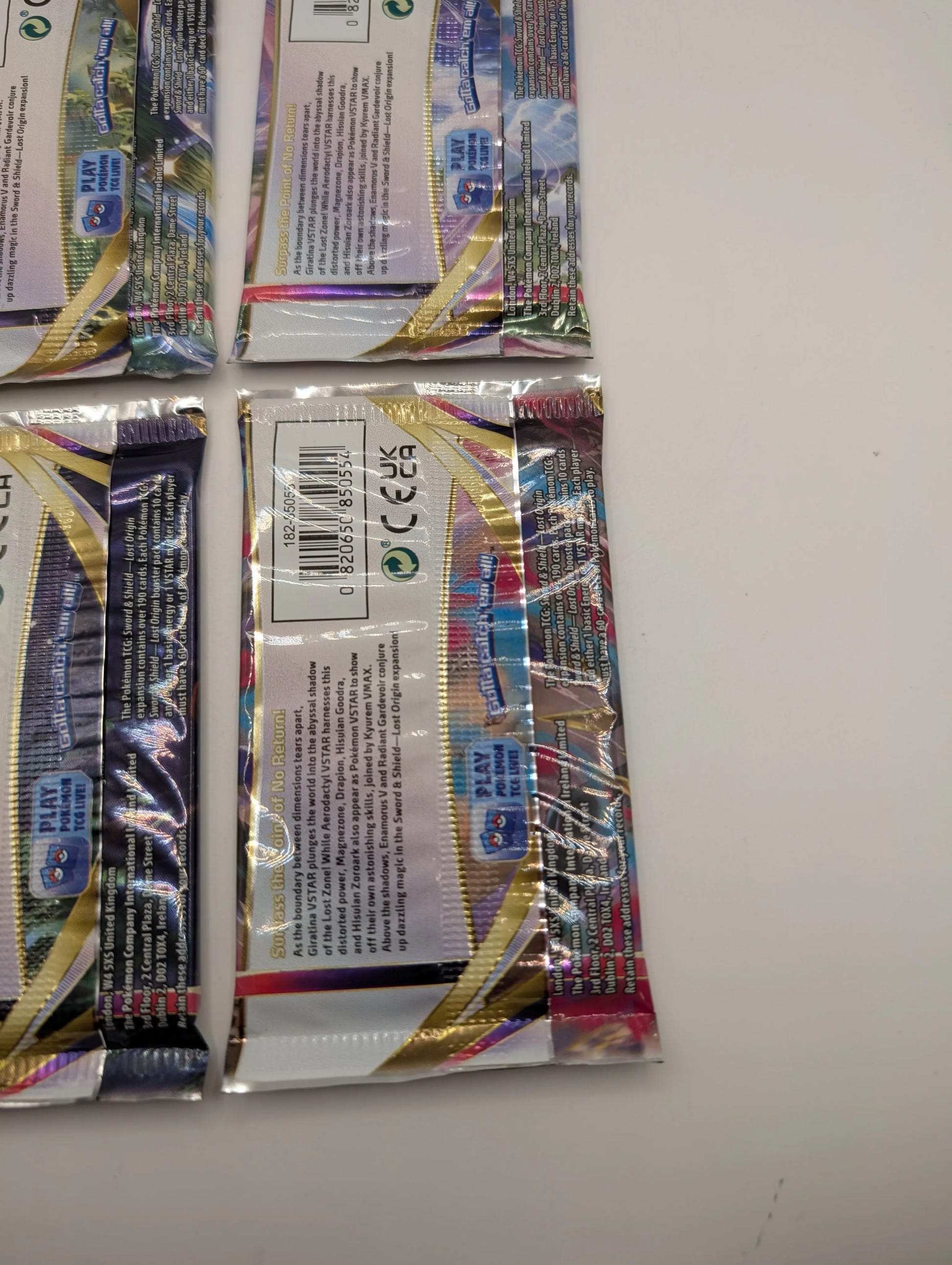 Pokémon TCG Lost Origin Booster Pack x4 (art Set) Sword And Shield Sealed, photo 4 image 4