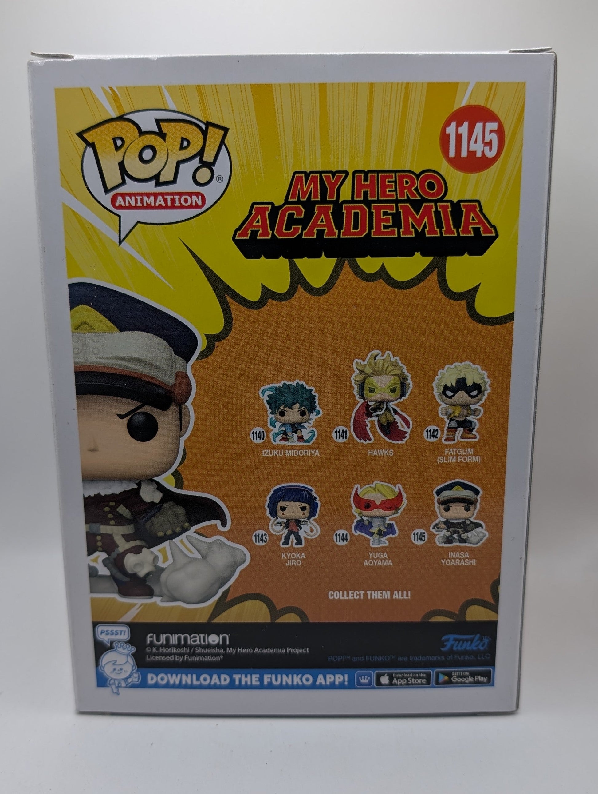 My Hero Academia - Inasa Yoarashi #1145 - Funko Pop! Vinyl - New FRENLY BRICKS - Open 7 Days