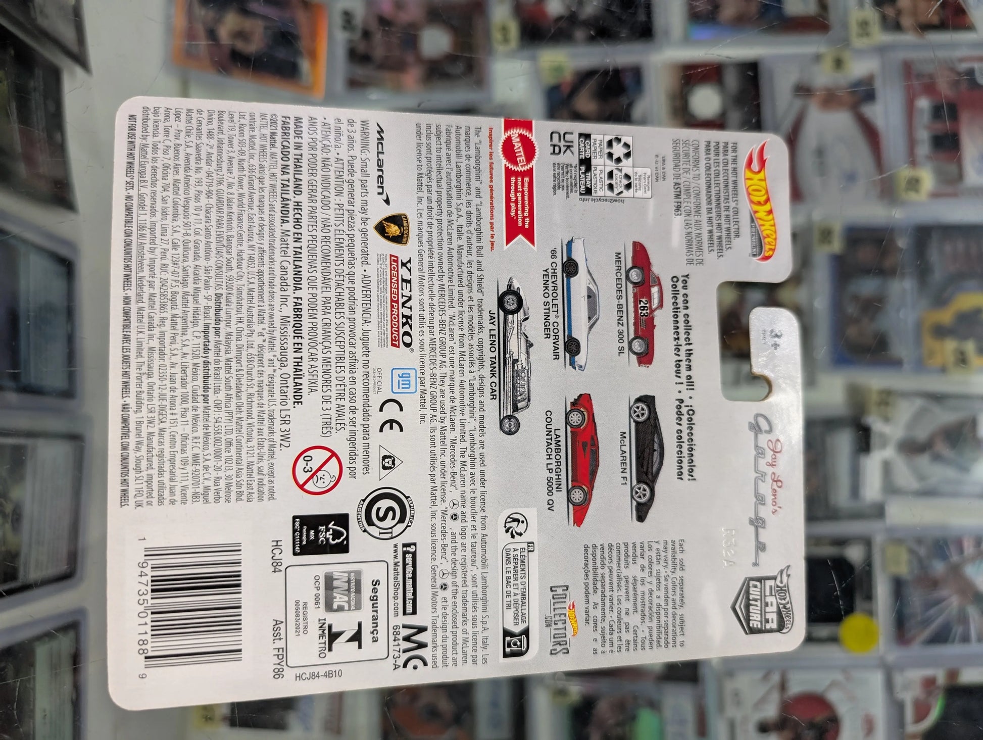 Hot Wheels Premium Jay Leno's Garage 66 Chevy  Corvair Yenko FNQ Hotwheels F703 FRENLY BRICKS - Open 7 Days