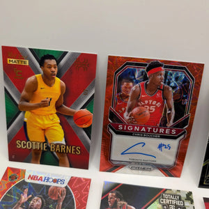 Toronto Raptors NBA Basketball Card Lot, Rookies, Patch, Auto, Scottie Barnes FRENLY BRICKS - Open 7 Days