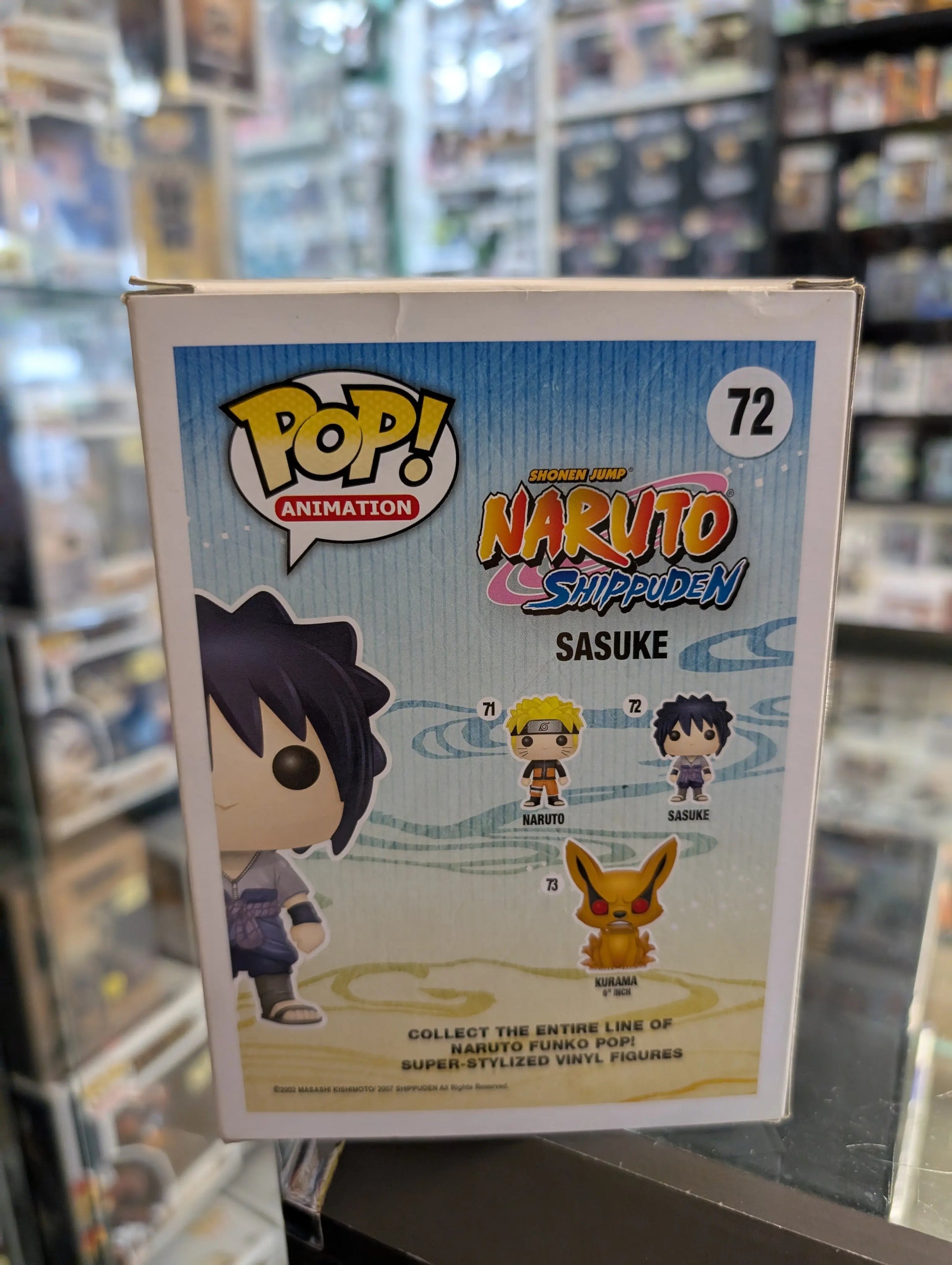 Funko Pop! Anime: Naruto Shippuden - Sasuke Uchiha #72 Vinyl Figure FRENLY BRICKS - Open 7 Days