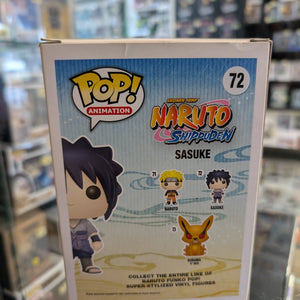 Funko Pop! Anime: Naruto Shippuden - Sasuke Uchiha #72 Vinyl Figure FRENLY BRICKS - Open 7 Days