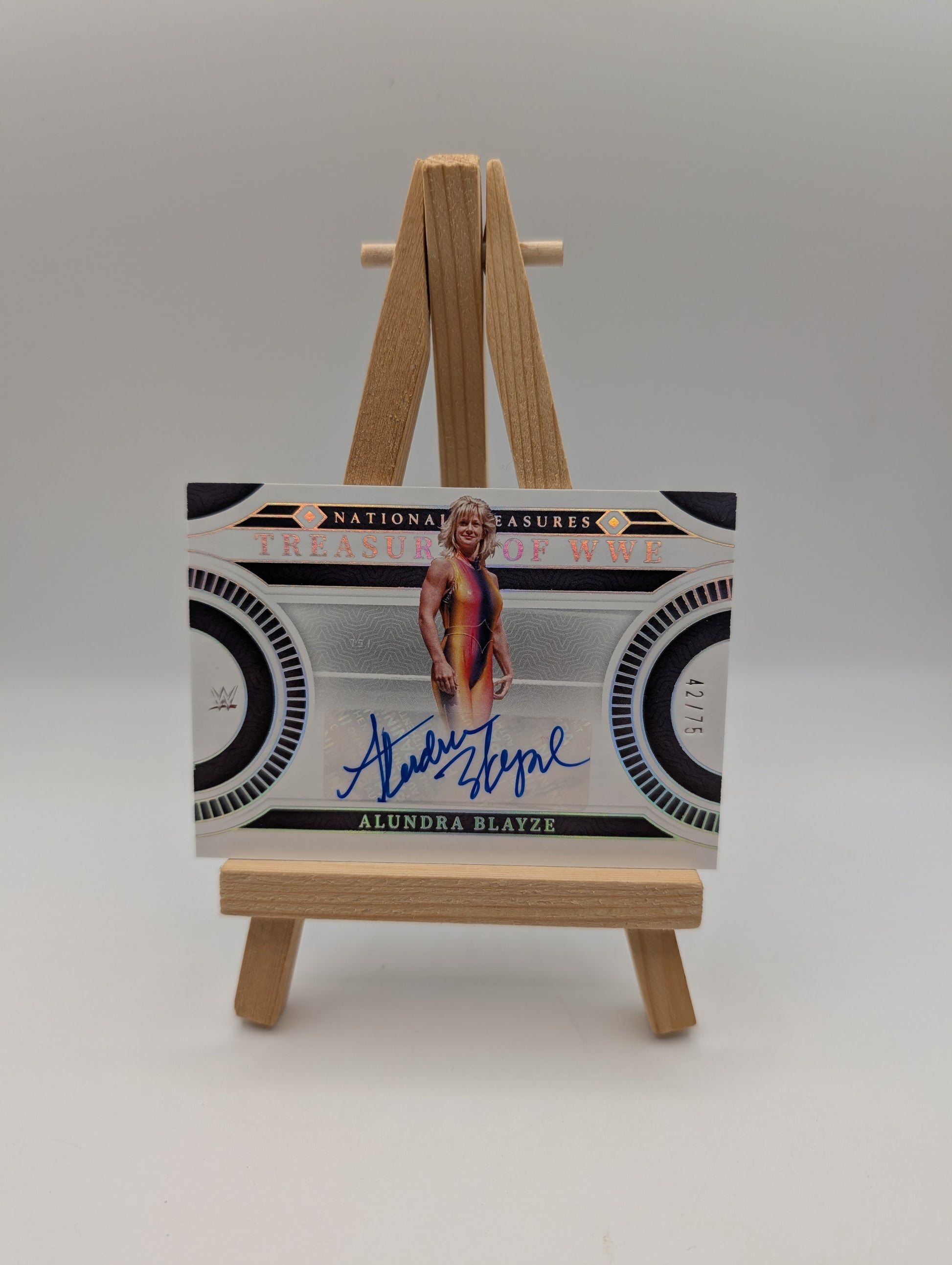 2024 National Treasures WWE Treasures of WWE Auto Holo Alundra Blayze /75 FRENLY BRICKS - Open 7 Days