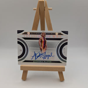 2024 National Treasures WWE Treasures of WWE Auto Holo Alundra Blayze /75 FRENLY BRICKS - Open 7 Days