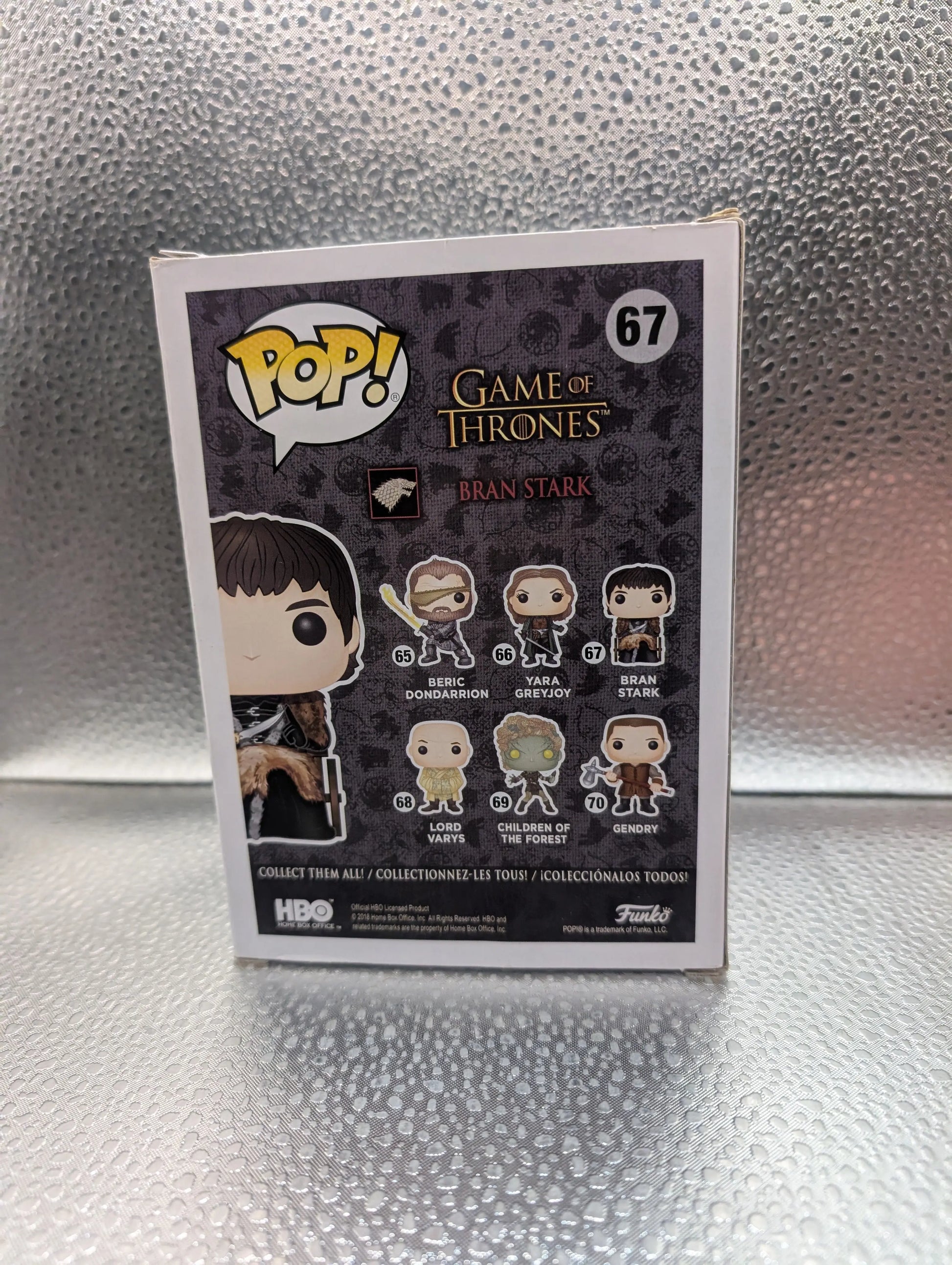 FUNKO Pop Vinyl Bran Stark Game Of Thrones #67 FRENLY BRICKS - Open 7 Days
