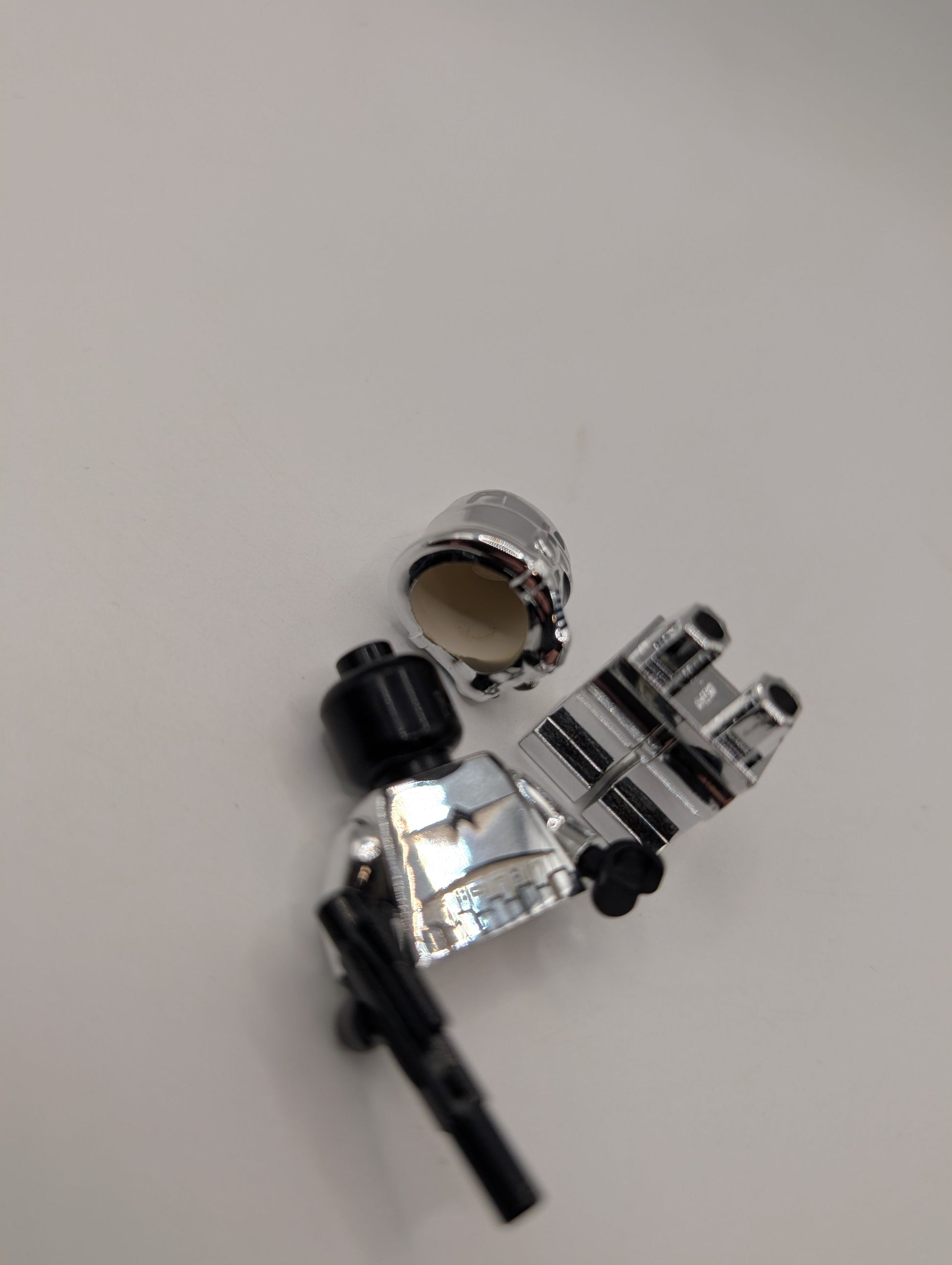 2009 LEGO Star Wars Stormtrooper Chrome Silver sw0097 Minifigure (Excellent) FRENLY BRICKS - Open 7 Days