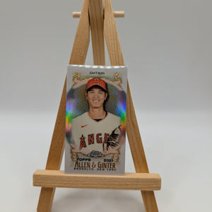 2021 Topps Allen & Ginter Baseball Silver Foil #25 Shohei Ohtani Angels FRENLY BRICKS - Open 7 Days