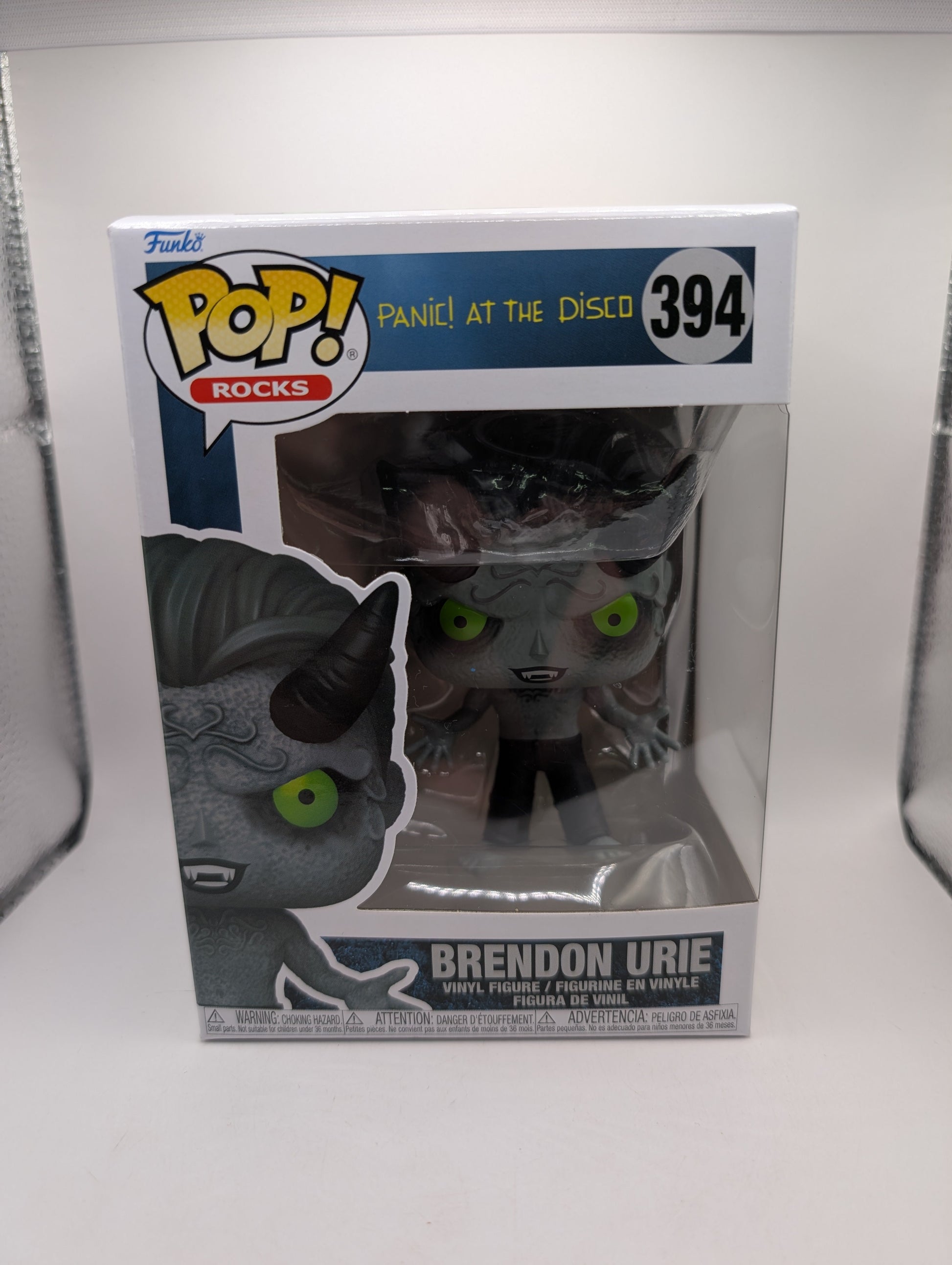 Funko Pop BRENDON URIE #394 Panic At The Disco Rocks Protector Vinyl Figure FRENLY BRICKS - Open 7 Days