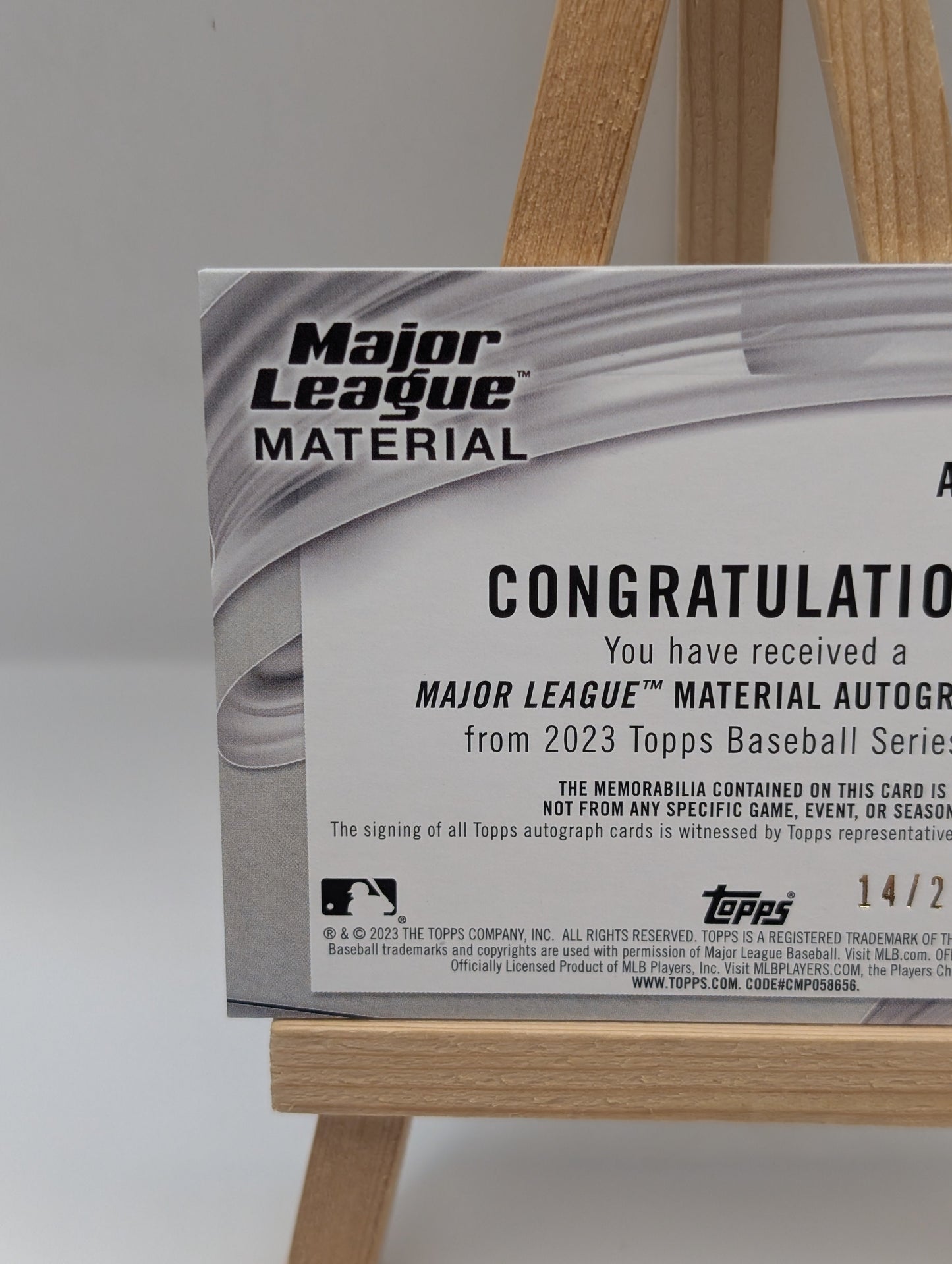 2023 Topps Anthony Rizzo Major League Material #MLM-AR Yankees Baseball Auto /25 FRENLY BRICKS - Open 7 Days