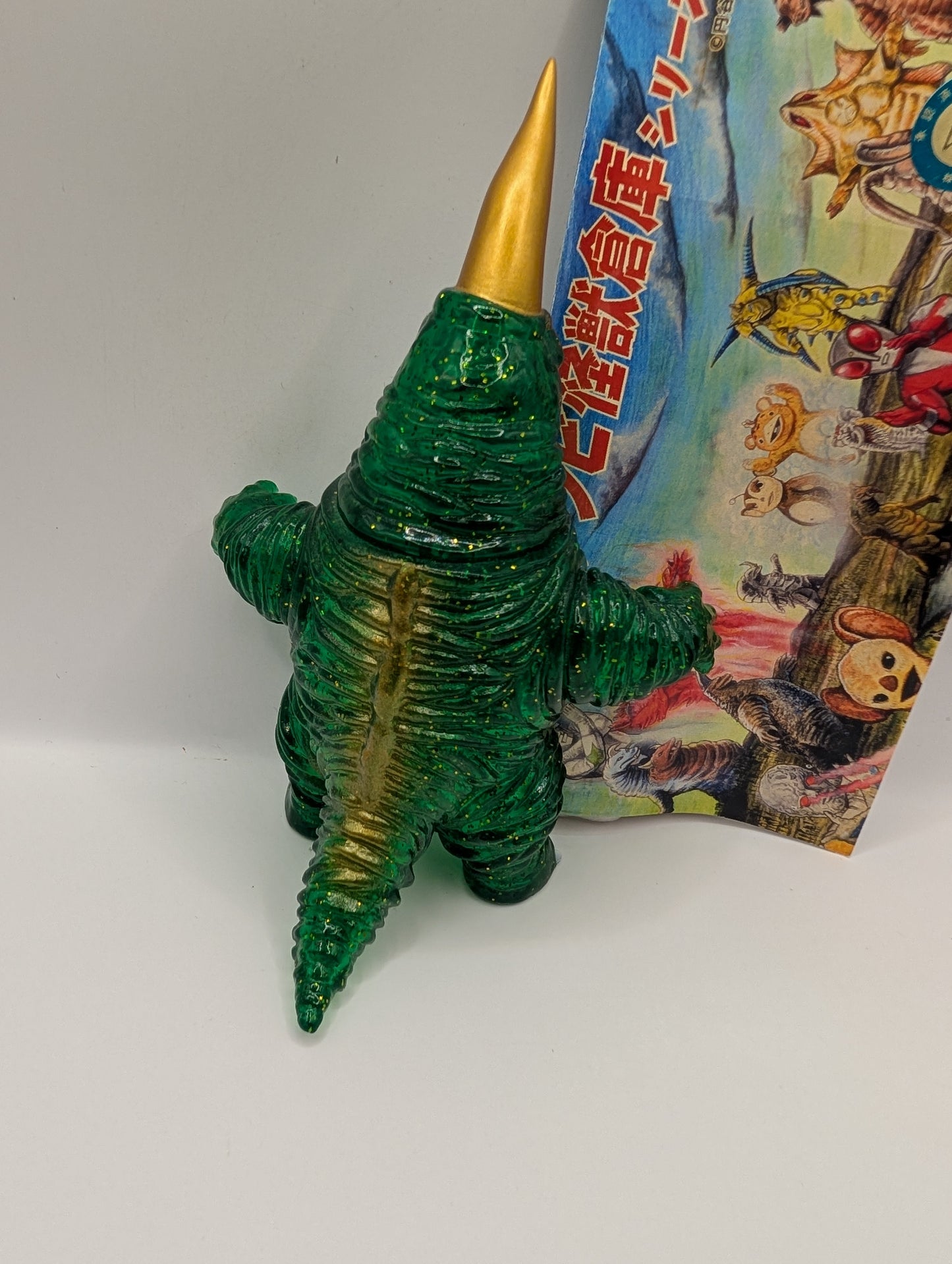 MAX TOY Mini Soft Vinyl Kaiju Warehouse Series Ranosorus GREEN Sparkle FRENLY BRICKS - Open 7 Days