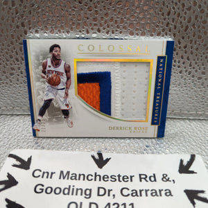 2016-17 Panini National Treasures - Colossal /25 Patch - Derrick Rose Knicks FRENLY BRICKS - Open 7 Days