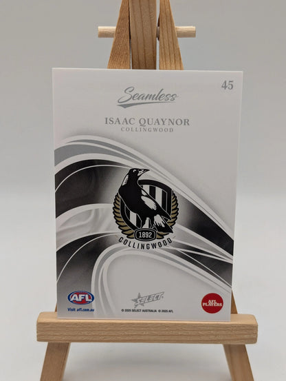 2025 AFL Select Seamless Base ISAAC QUAYNOR /95 Collingwood FRENLY BRICKS - Open 7 Days