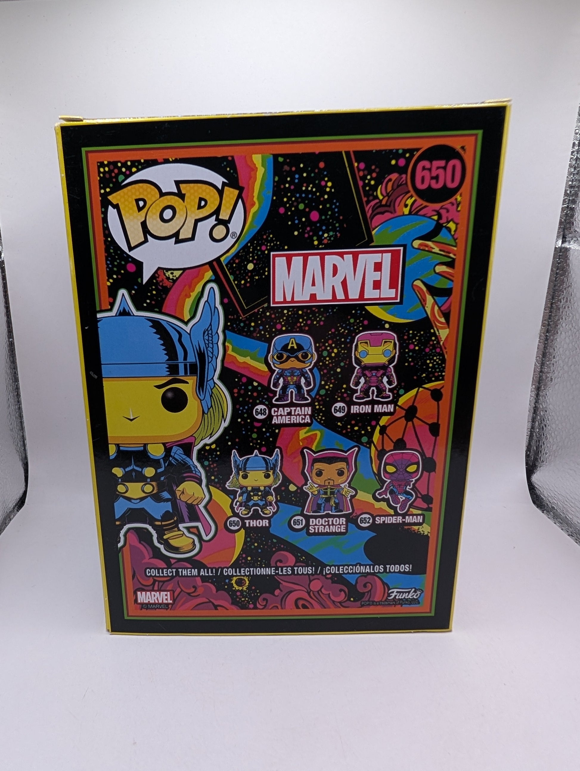 Thor Funko POP! Vinyl #650 NEW Marvel Black Light Special Edition FRENLY BRICKS - Open 7 Days