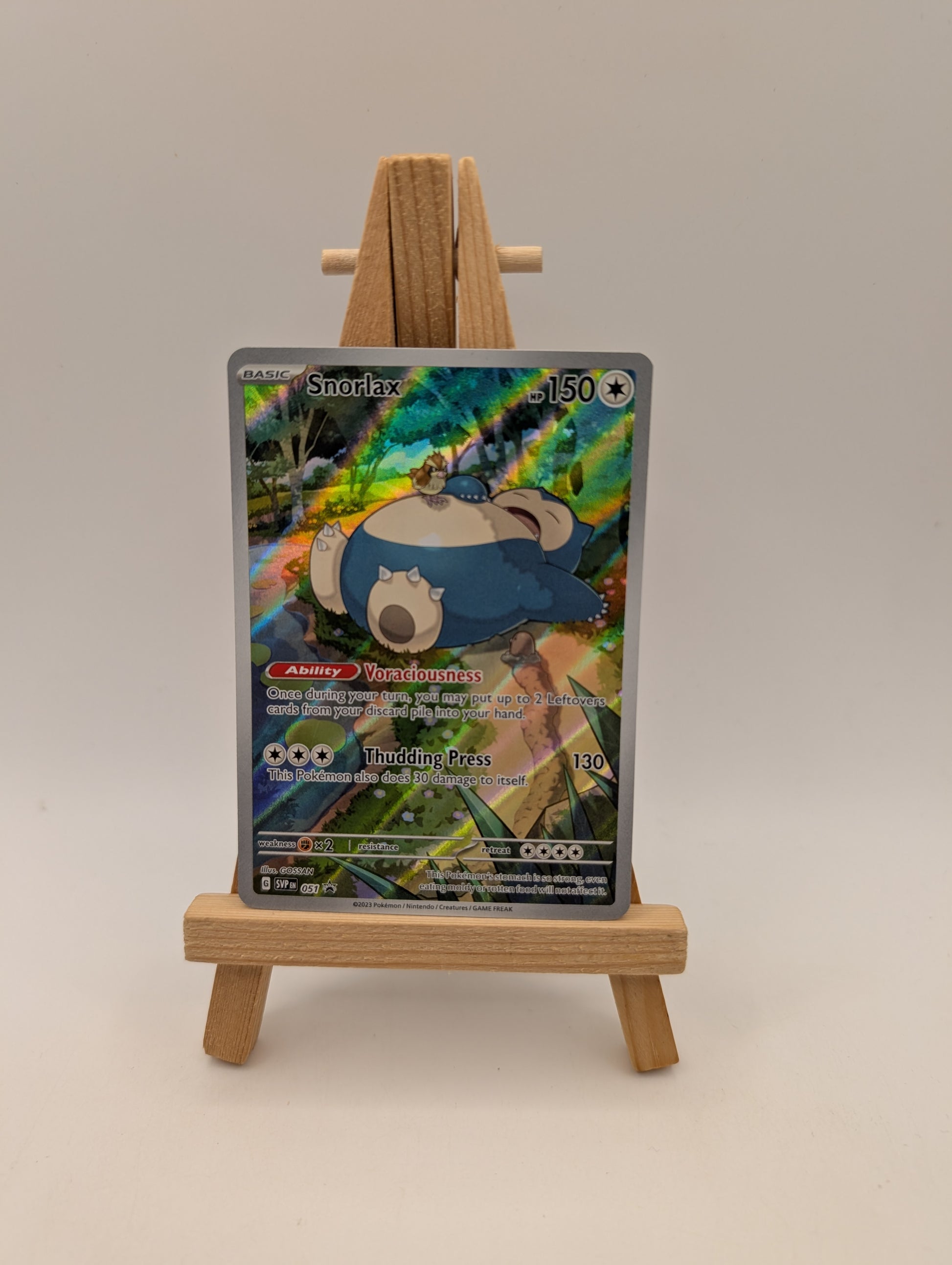 Snorlax - SVP 051 - Illustration Rare - Black Star Promo - Pokemon Card