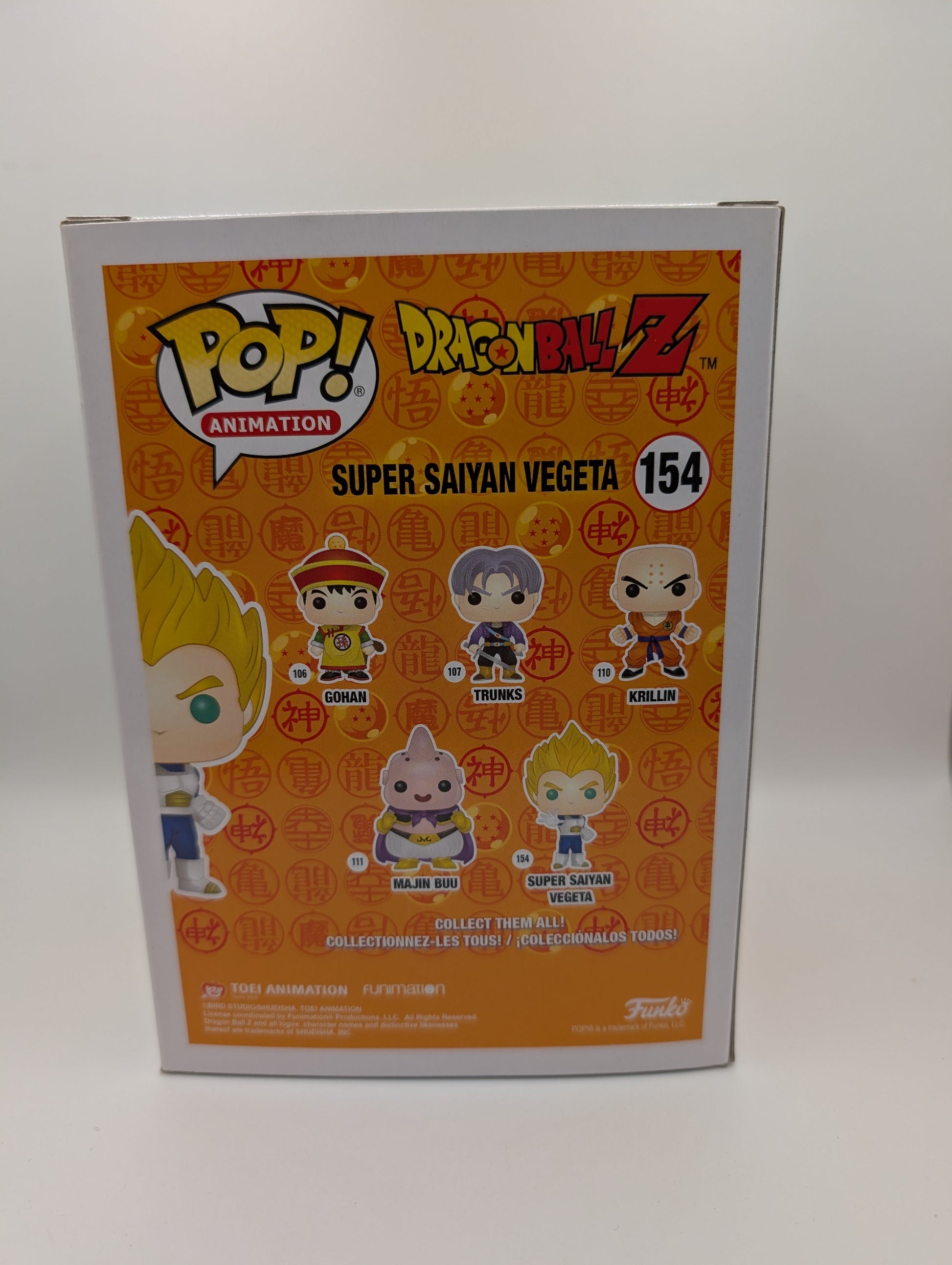 Dragon Ball Z: Super Saiyan Vegeta • Standard 154 Pop! Vinyl FRENLY BRICKS - Open 7 Days