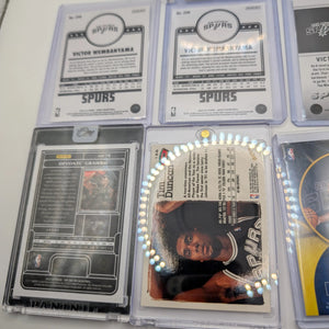 San Antonio Spurs NBA Basketball Card Lot, Rookies, Patch, Auto, Victor Wembanyama FRENLY BRICKS - Open 7 Days