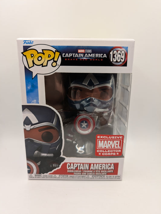 Funko Pop! Captain America Brave New World #1369 MCC Marvel Collector Corps