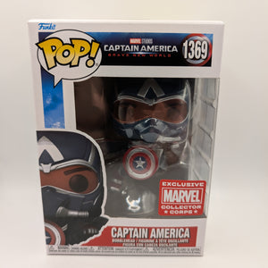 Funko Pop! Captain America Brave New World #1369 MCC Marvel Collector Corps