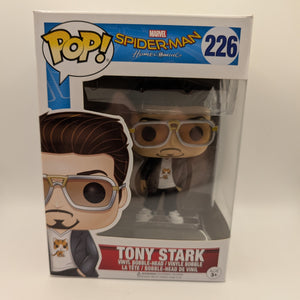 Spider-Man Homecoming Tony Stark Pop! Vinyl Figure #226 FRENLY BRICKS - Open 7 Days