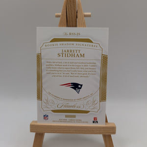 2019 Flawless Jarrett Stidham RC Shadow Signatures Gold ON CARD Auto /25 RSS-JS