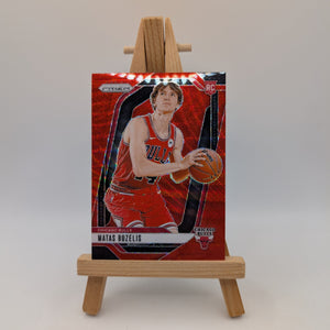 2024-25 Panini Prizm Matas Buzelis RC Red Ruby Wave Prizm Rookie SP Color Match FRENLY BRICKS - Open 7 Days