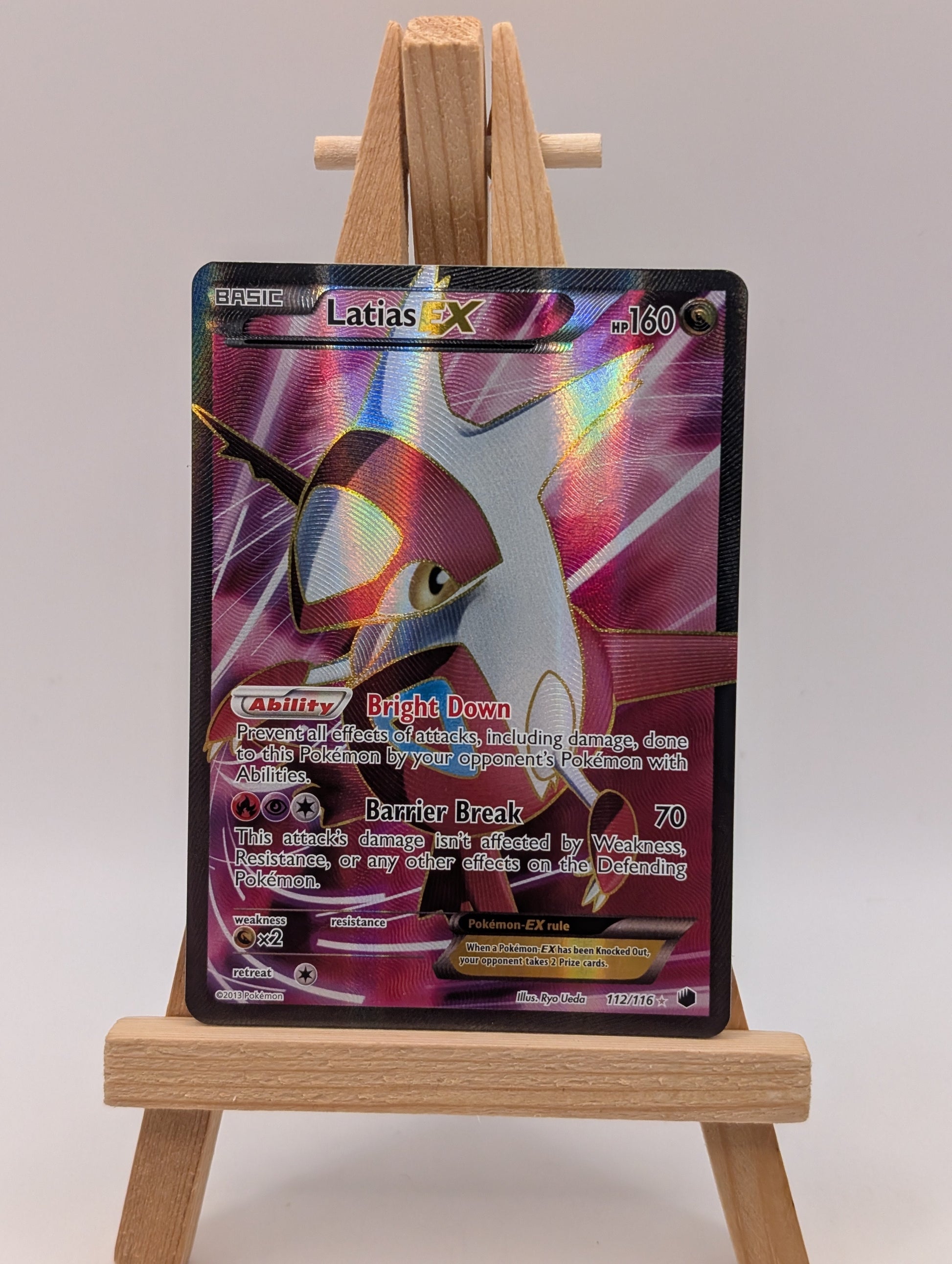 Latias EX 112/116 Full Art Pokemon TCG Plasma Freeze FRENLY BRICKS - Open 7 Days