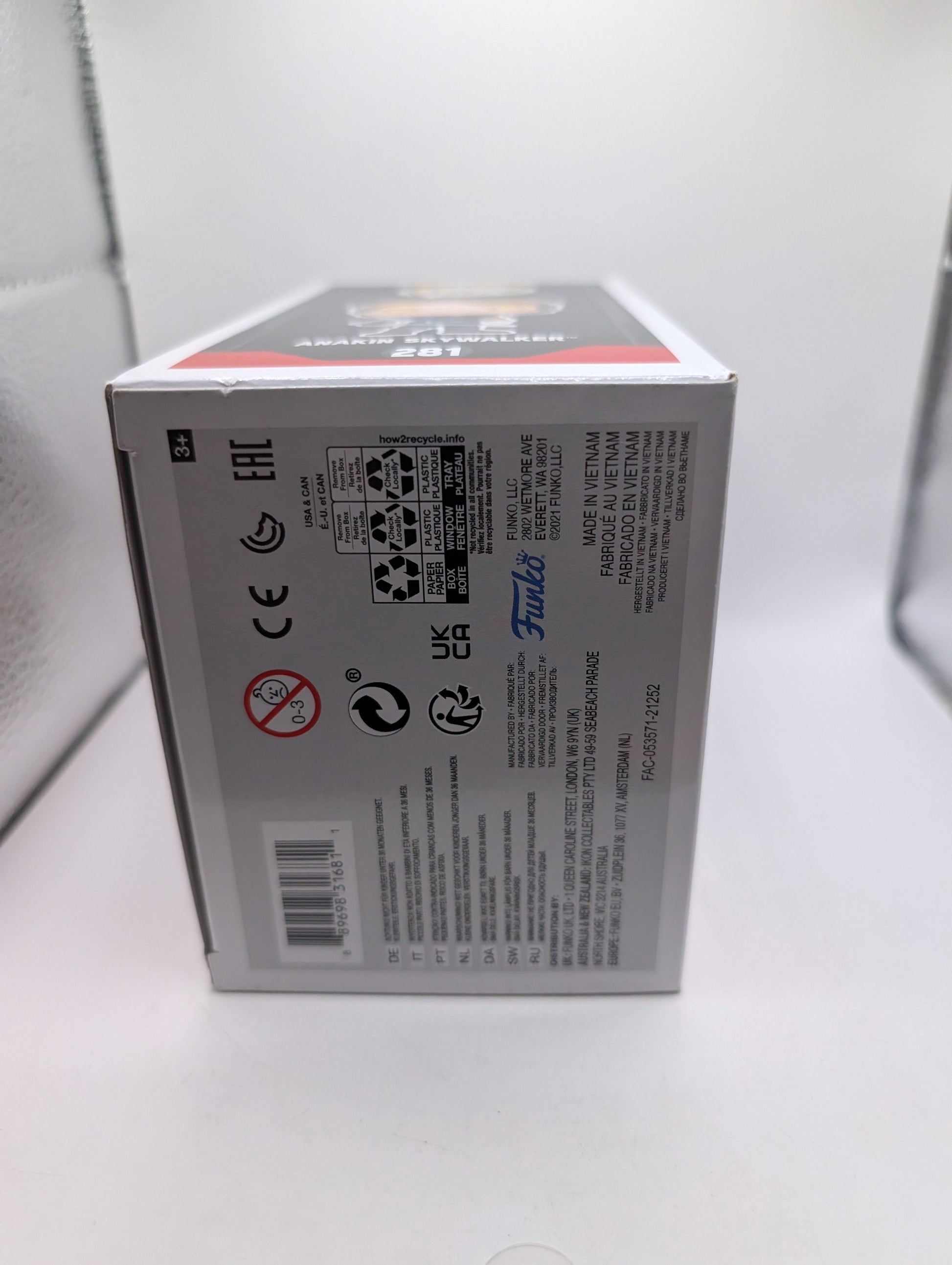 Star Wars - Anakin Skywalker Dark Side Pop! Vinyl Figure #281 FRENLY BRICKS - Open 7 Days