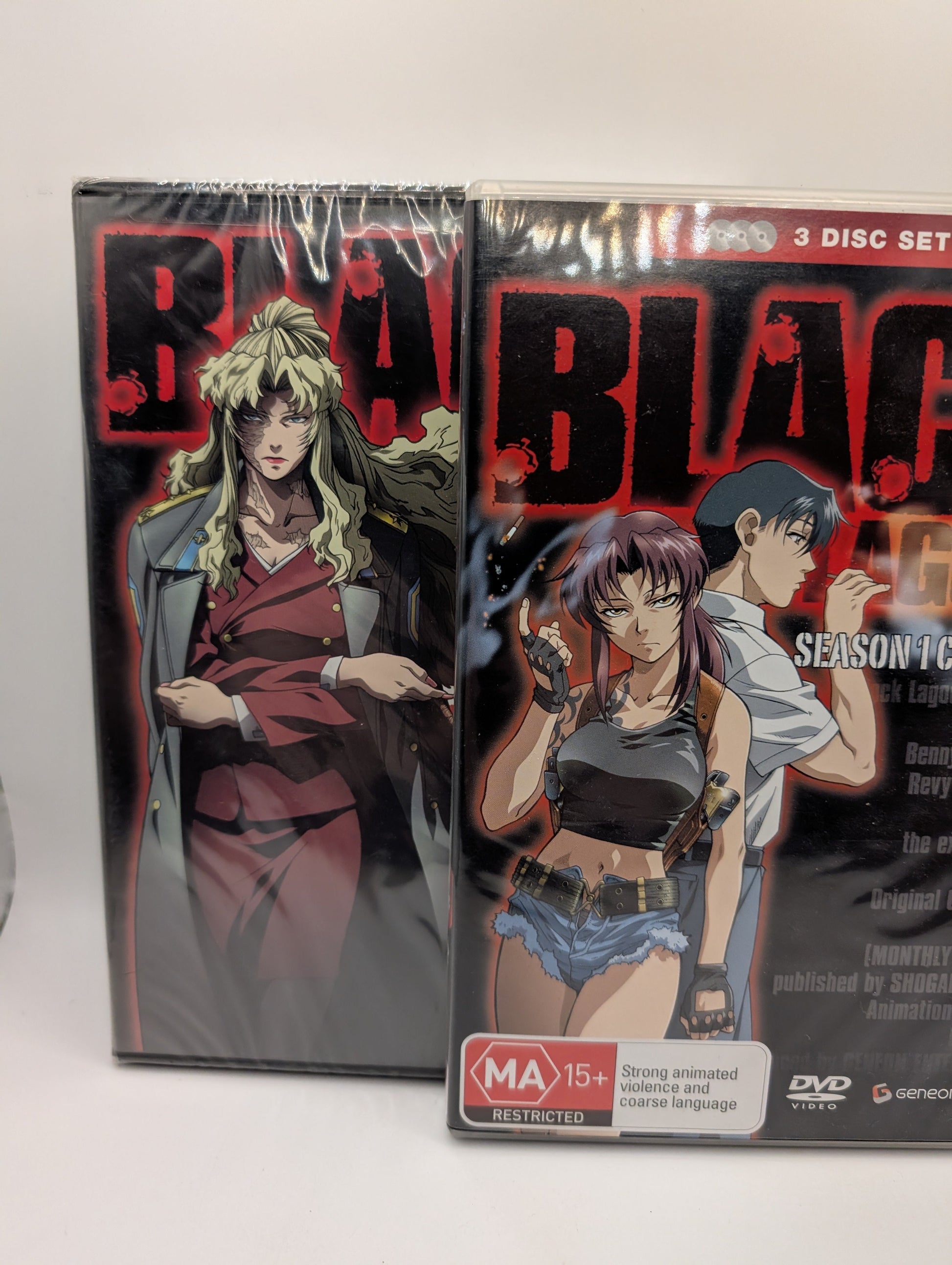 Black Lagoon - Vol. 2 + 1,2 and 3 Combination set DVD Anime used (vol2 sealed) FRENLY BRICKS - Open 7 Days