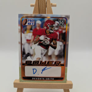 DEVONTA SMITH AUTO 2021 LEAF PRO SET POWER BRONZE ALABAMA EAGLES WR FRENLY BRICKS - Open 7 Days
