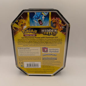 Pokemon TCG: Hidden Fates RAICHU-GX Collector's Tin Brand New & Sealed FRENLY BRICKS - Open 7 Days