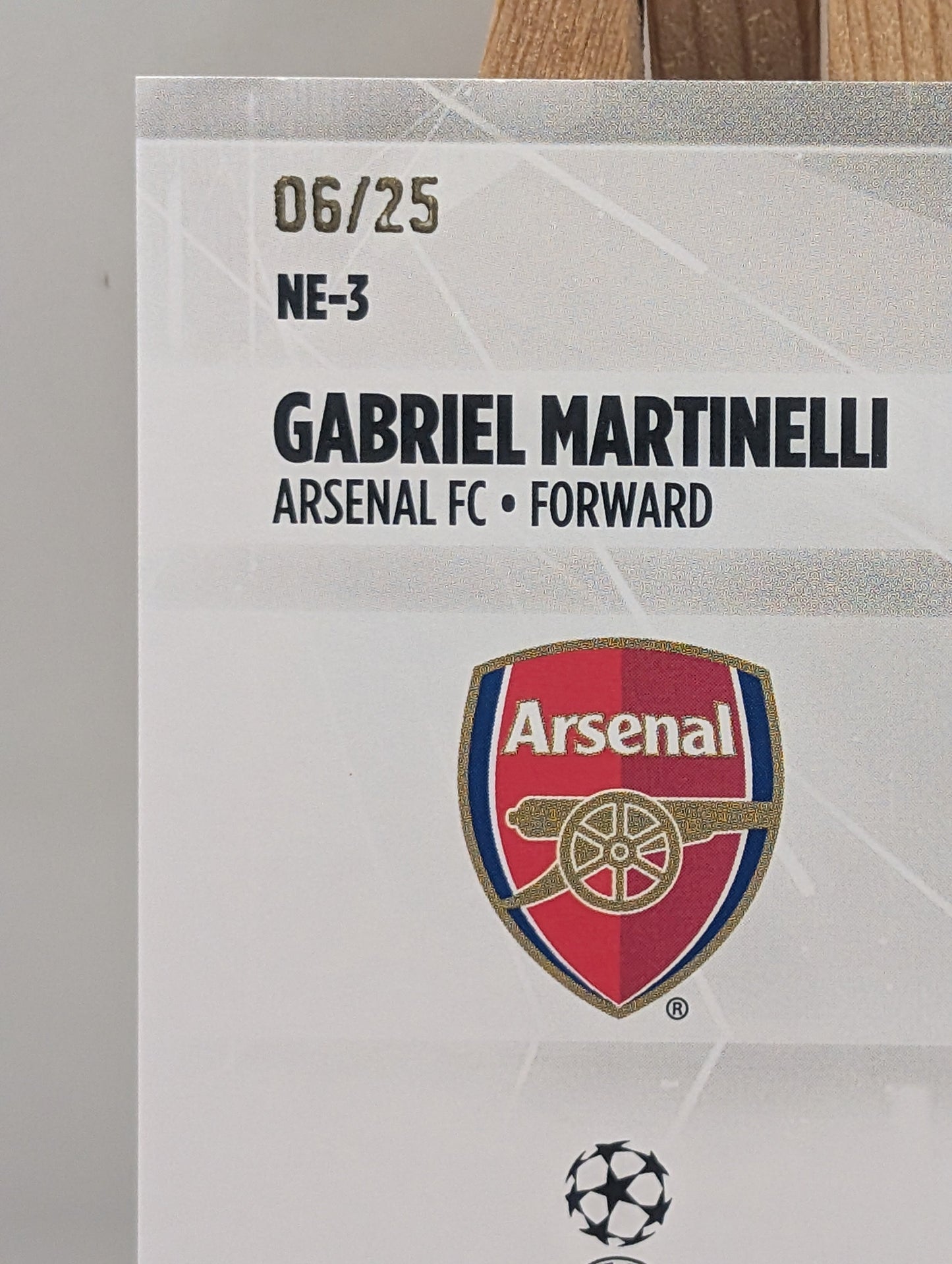 Gabriel Martinelli Arsenal FC /25 Orange 2024/25 Topps UCC Flagship #NE-3 FRENLY BRICKS - Open 7 Days